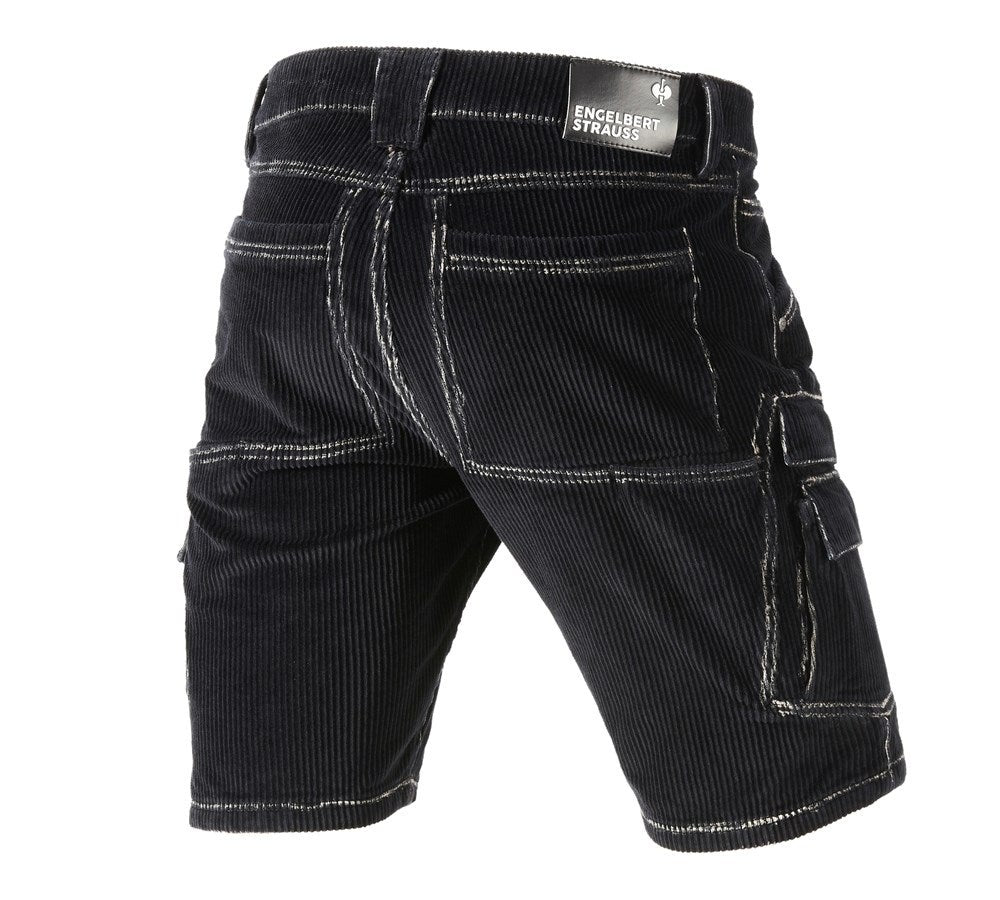 Secondary image e.s. Cargo stretch-cord shorts black