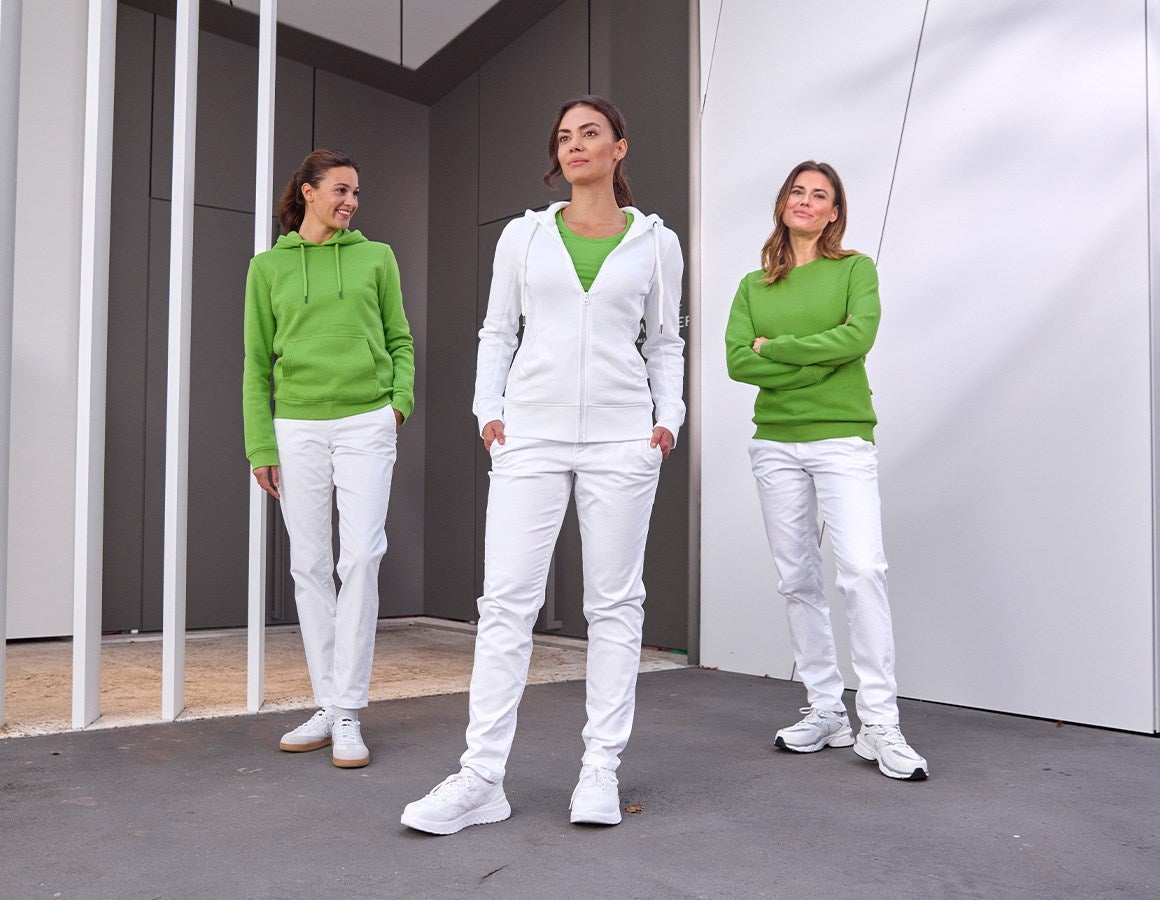 Additional image 3 e.s. 5-pocket work trousers Chino, ladies' white
