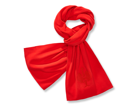 Primary image e.s. FIBERTWIN® microfleece scarf fiery red
