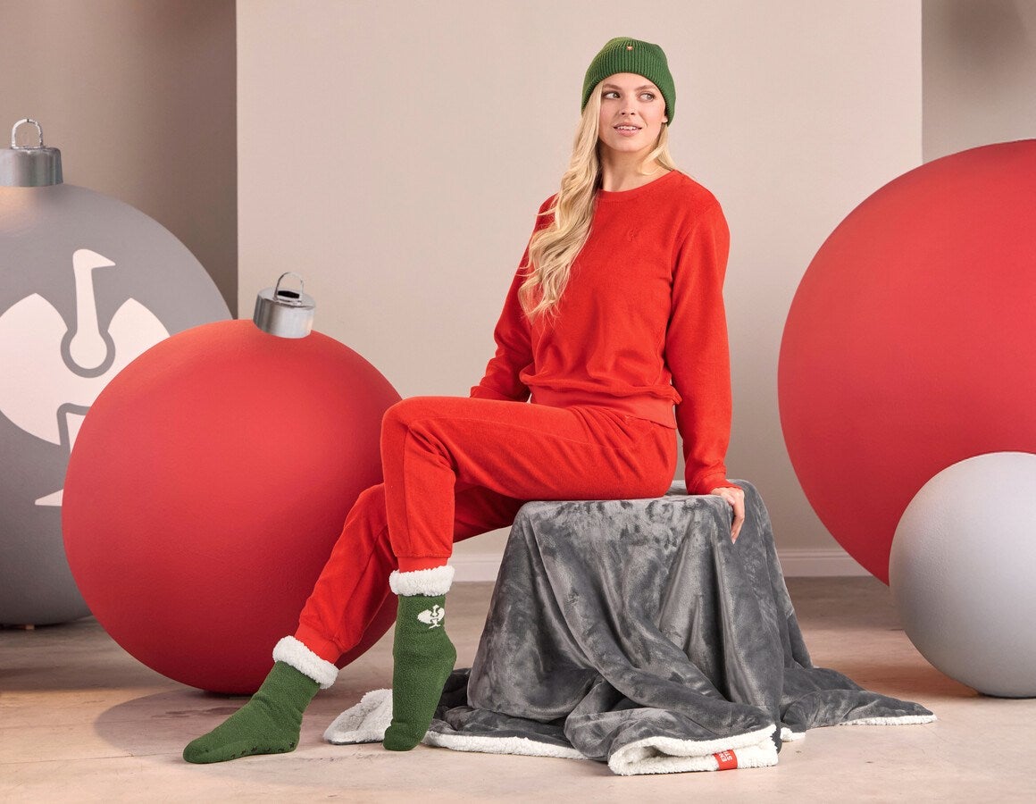 Additional image 2 e.s. Faux fur blanket nordicgrey