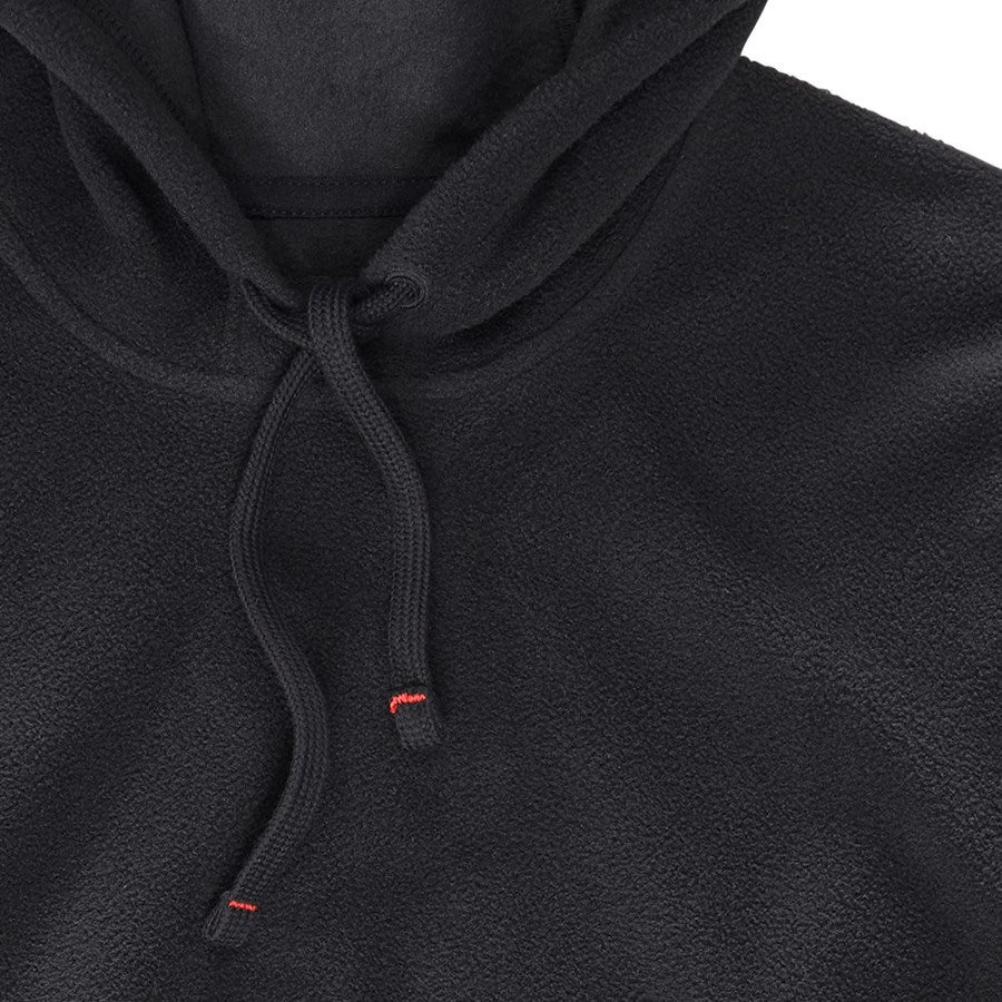 Detailed image e.s. Fleece Hoody black