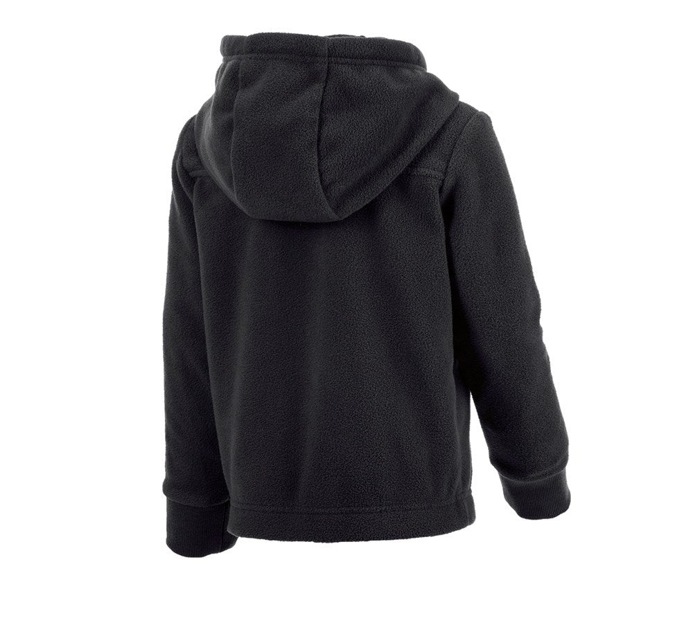 Secondary image e.s. Fleece Hoody, children's black