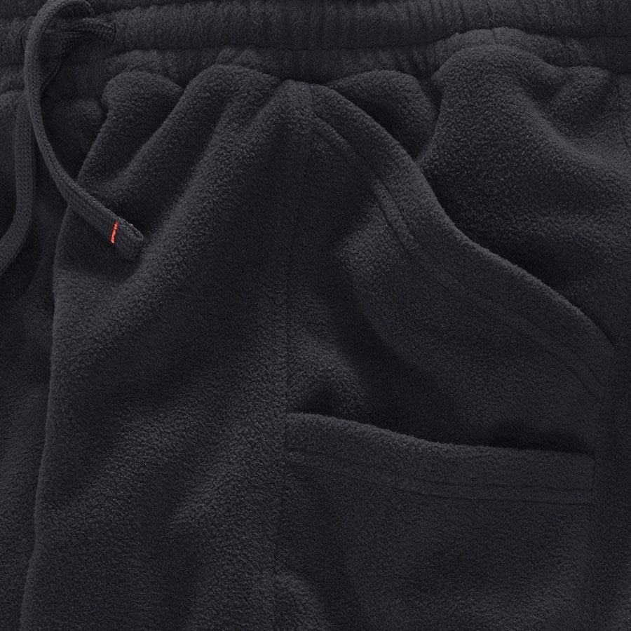 Detailed image e.s. Fleece Trousers, ladies' black
