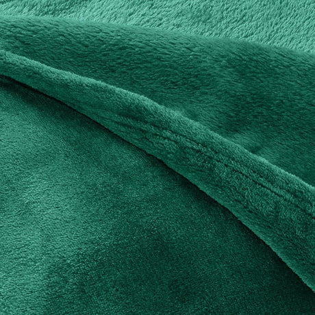 Detailed image e.s. Fleece blanket green