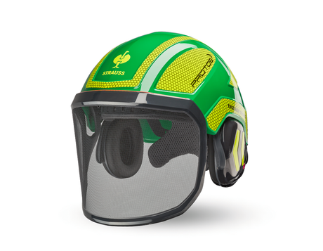 Primary image e.s. Forestry helmet Protos® green/high-vis yellow