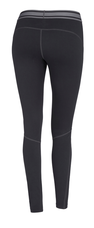 Secondary image e.s. functional long-pants clima-pro-warm,ladies' black