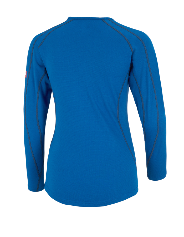 Secondary image e.s. func.-longsleeve clima-pro - warm, ladies' gentianblue