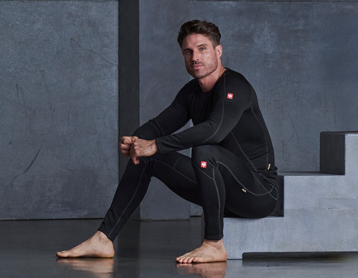 Additional image 4 e.s. functional-longsleeve thermo stretch-x-warm black