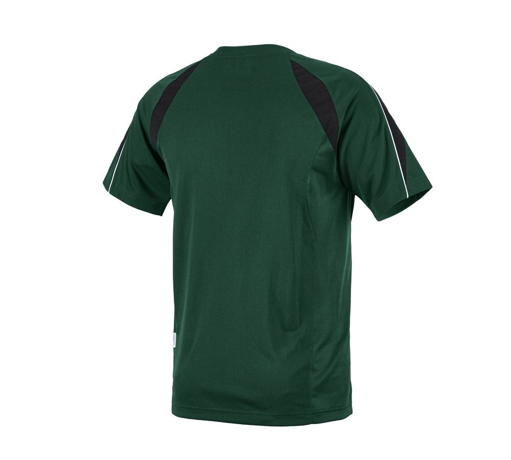 Secondary image e.s. Functional T-shirt poly Silverfresh green/black