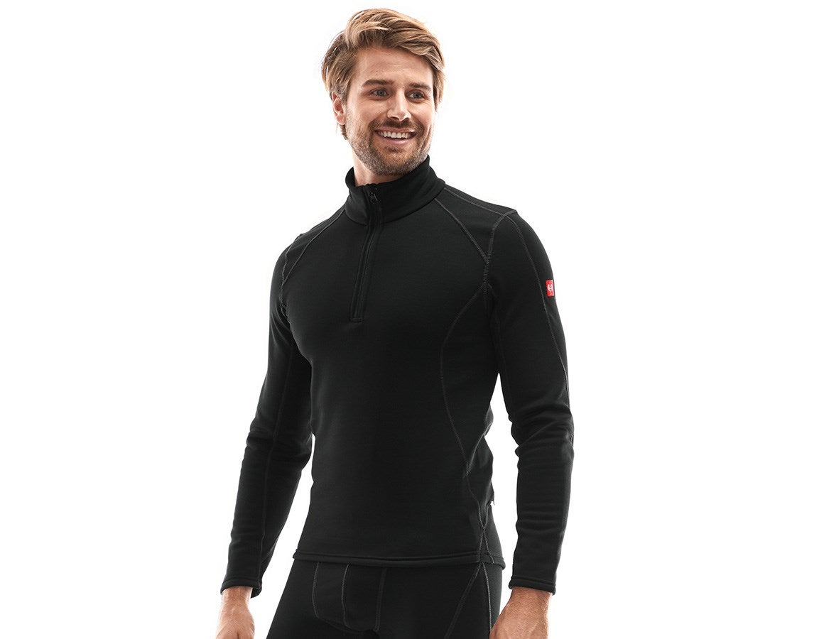 Main action image e.s. functional-troyer thermo stretch - x-warm black