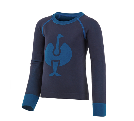 Primary image e.s. functional-longsleeve seamless-warm, children navy