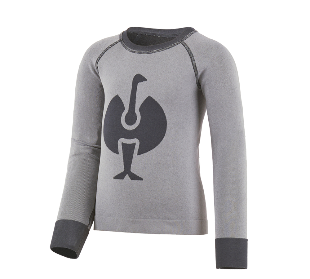 Primary image e.s. functional-longsleeve seamless-warm, children platinum