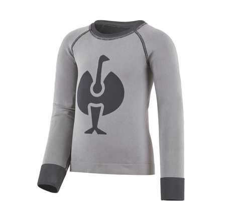 Primary image e.s. functional-longsleeve seamless-warm, children platinum