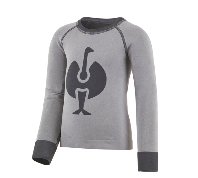 Primary image e.s. functional-longsleeve seamless-warm, children platinum