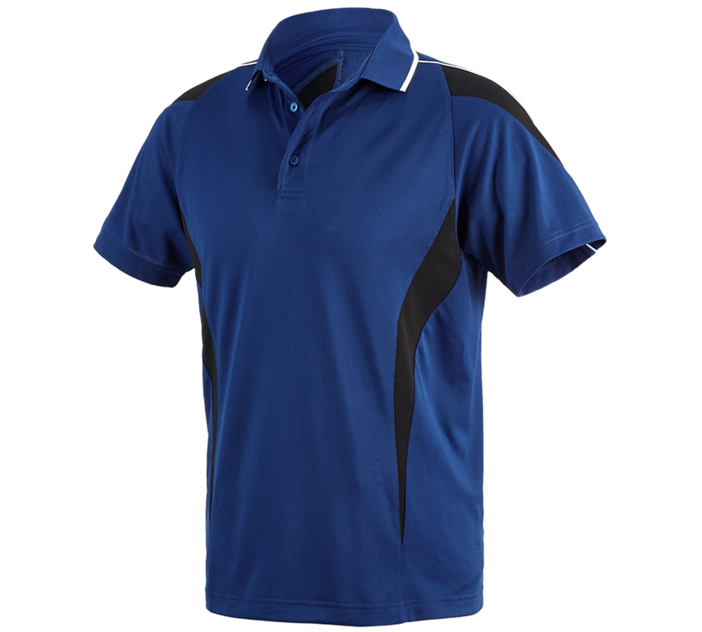 Primary image e.s. Functional polo-shirt poly Silverfresh royalblue/black