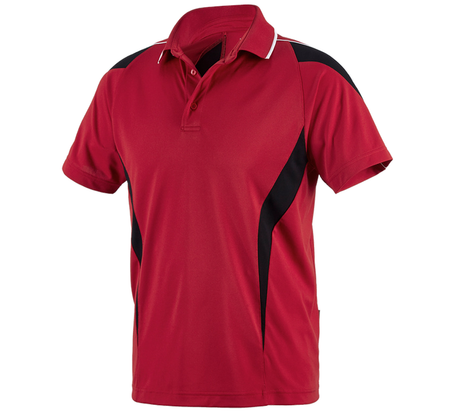 Primary image e.s. Functional polo-shirt poly Silverfresh red/black