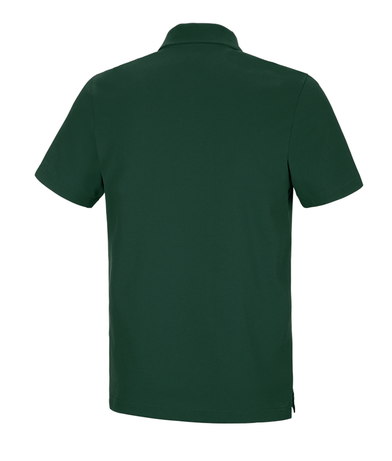 Secondary image e.s. Functional polo shirt poly cotton green