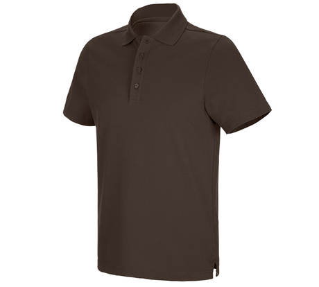 Primary image e.s. Functional polo shirt poly cotton chestnut