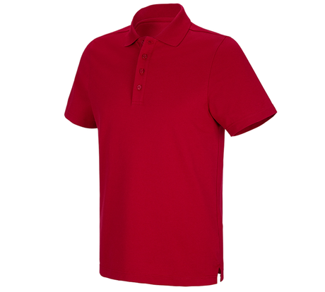 Primary image e.s. Functional polo shirt poly cotton fiery red