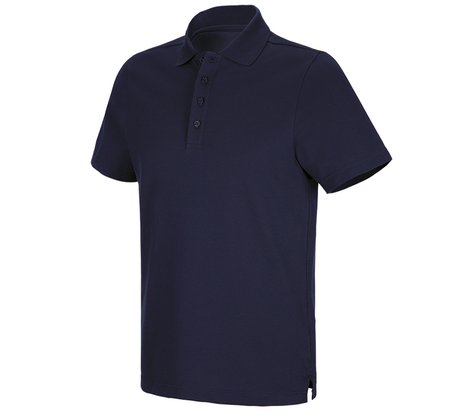 Primary image e.s. Functional polo shirt poly cotton navy