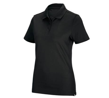 Primary image e.s. Functional polo shirt poly cotton, ladies' black