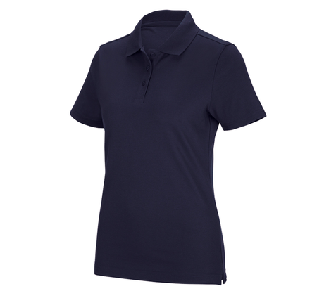 Primary image e.s. Functional polo shirt poly cotton, ladies' navy