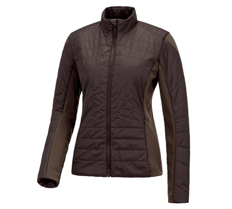 Primary image e.s. Function quilted jacket thermo stretch,ladies chestnut