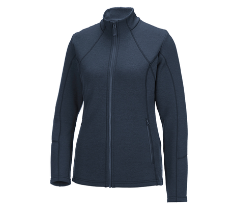 Primary image e.s. Functional sweat jacket melange, ladies' pacific melange