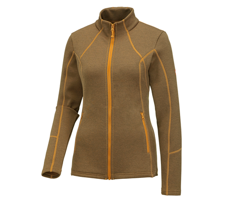 Primary image e.s. Functional sweat jacket melange, ladies' lightorange melange