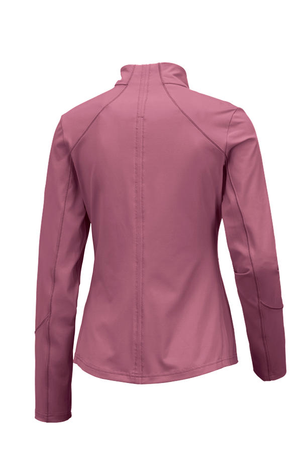 Secondary image e.s. Functional sweat jacket solid, ladies' antiquepink