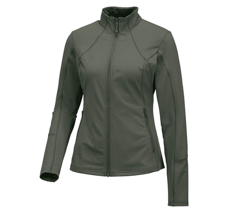 Primary image e.s. Functional sweat jacket solid, ladies' thyme