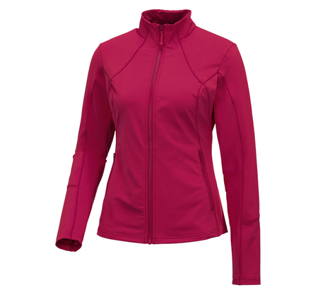Primary image e.s. Functional sweat jacket solid, ladies' berry