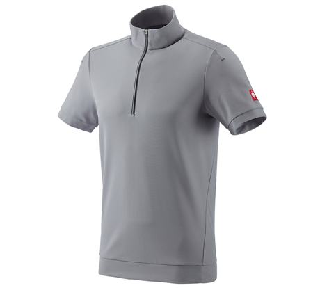 Primary image e.s. Functional ZIP t-shirt UV platinum/anthracite
