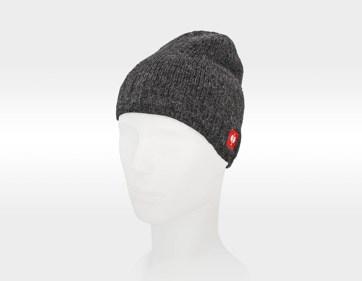 Additional image 2 e.s. Chunky knit hat titanium