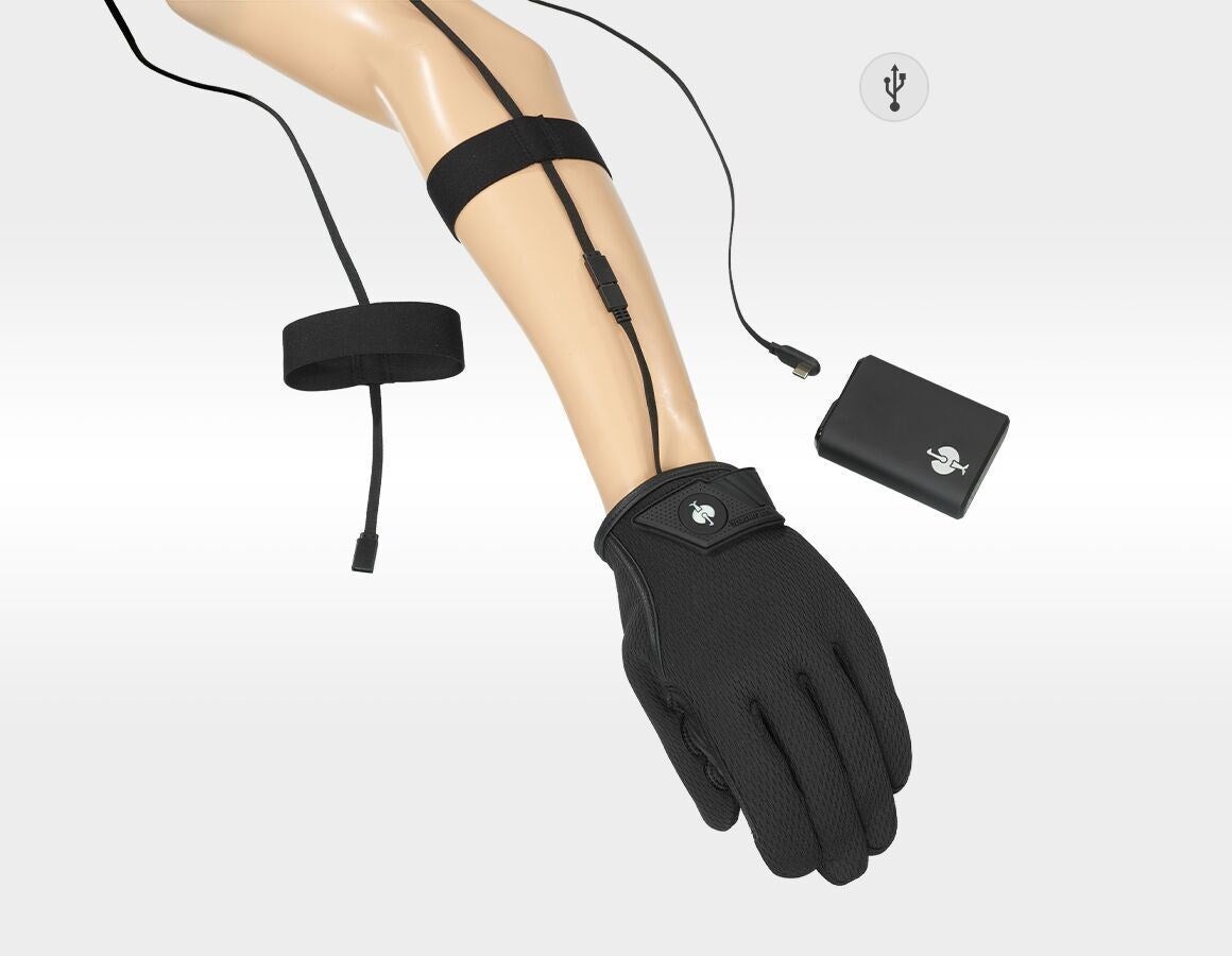 Additional image 4 e.s. Heated gloves black