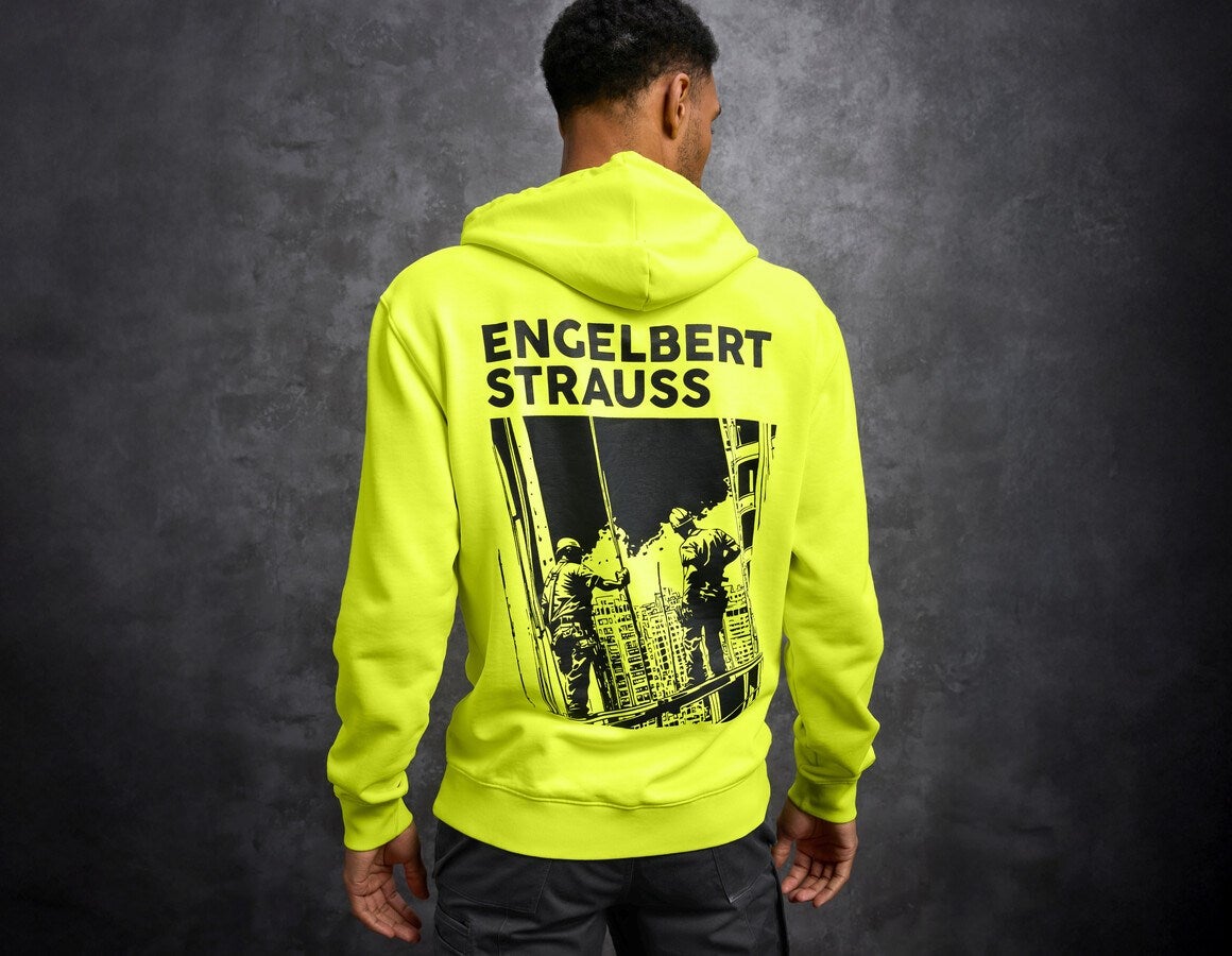 Additional image 1 e.s. Hoody sweatshirt neon neonyellow vintage