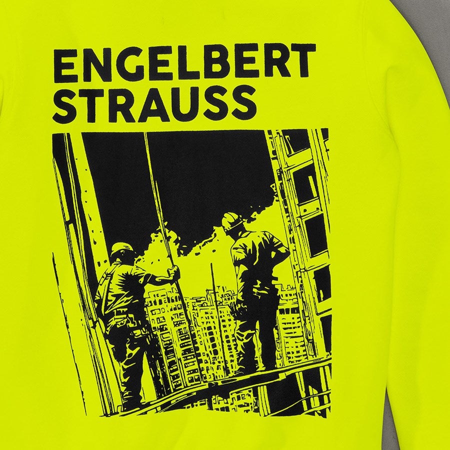Detailed image e.s. Hoody sweatshirt neon, children´s neonyellow vintage