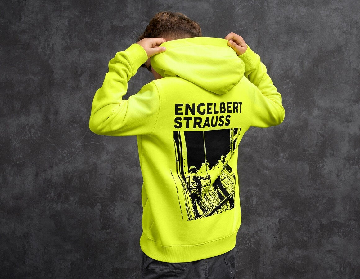 Additional image 1 e.s. Hoody sweatshirt neon, children´s neonyellow vintage