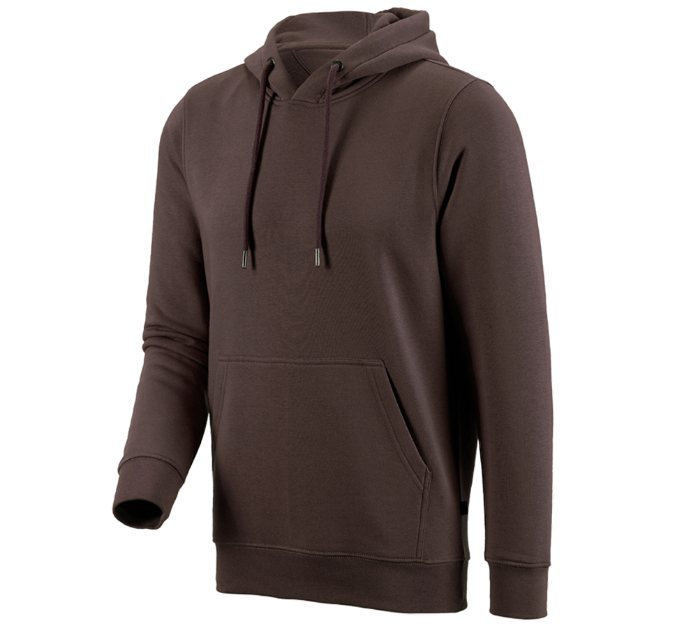 Primary image e.s. Hoody sweatshirt poly cotton chestnut