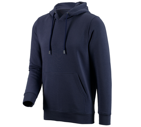 Primary image e.s. Hoody sweatshirt poly cotton navy