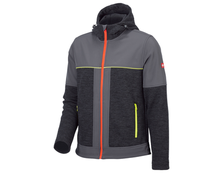 Primary image e.s. Hybrid jacket anthracite/black/high-vis orange/high-vis yellow