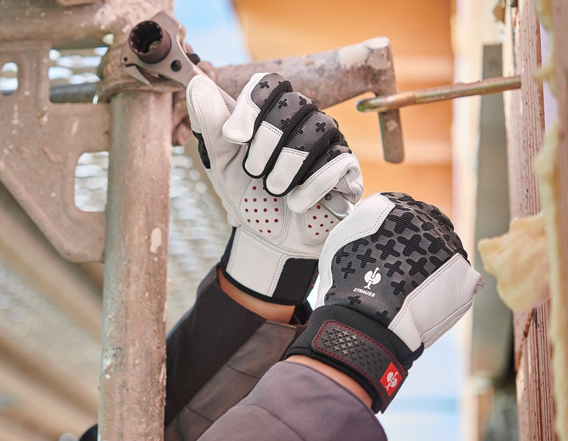 Additional image 1 e.s. Leather assembly gloves ergoplus 8