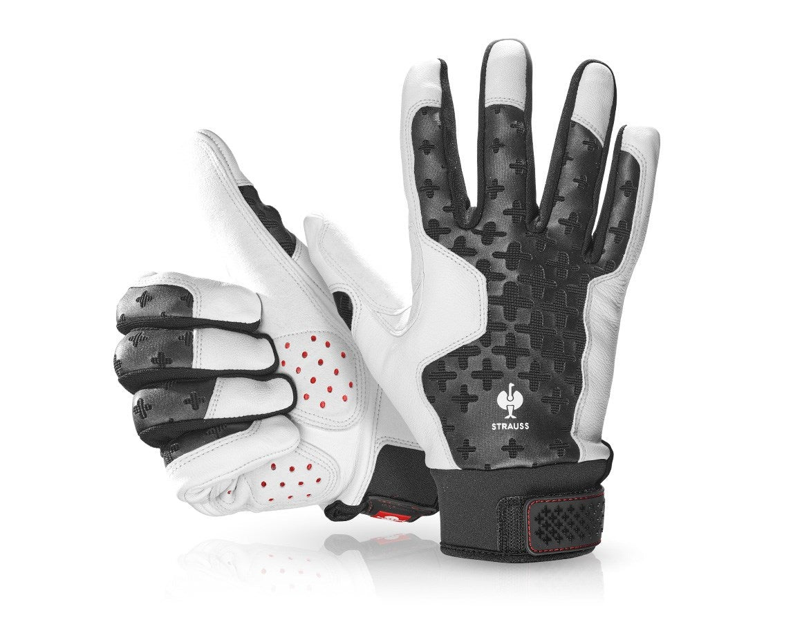 Primary image e.s. Leather assembly gloves ergoplus 8