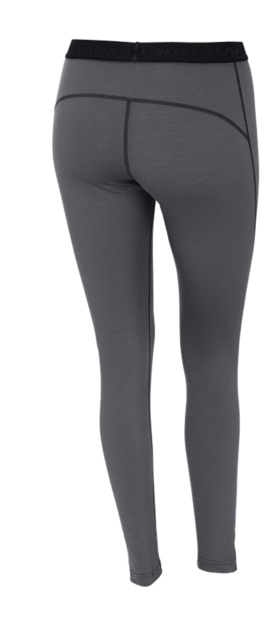 Secondary image e.s. Long-pants Merino, ladies' cement/graphite