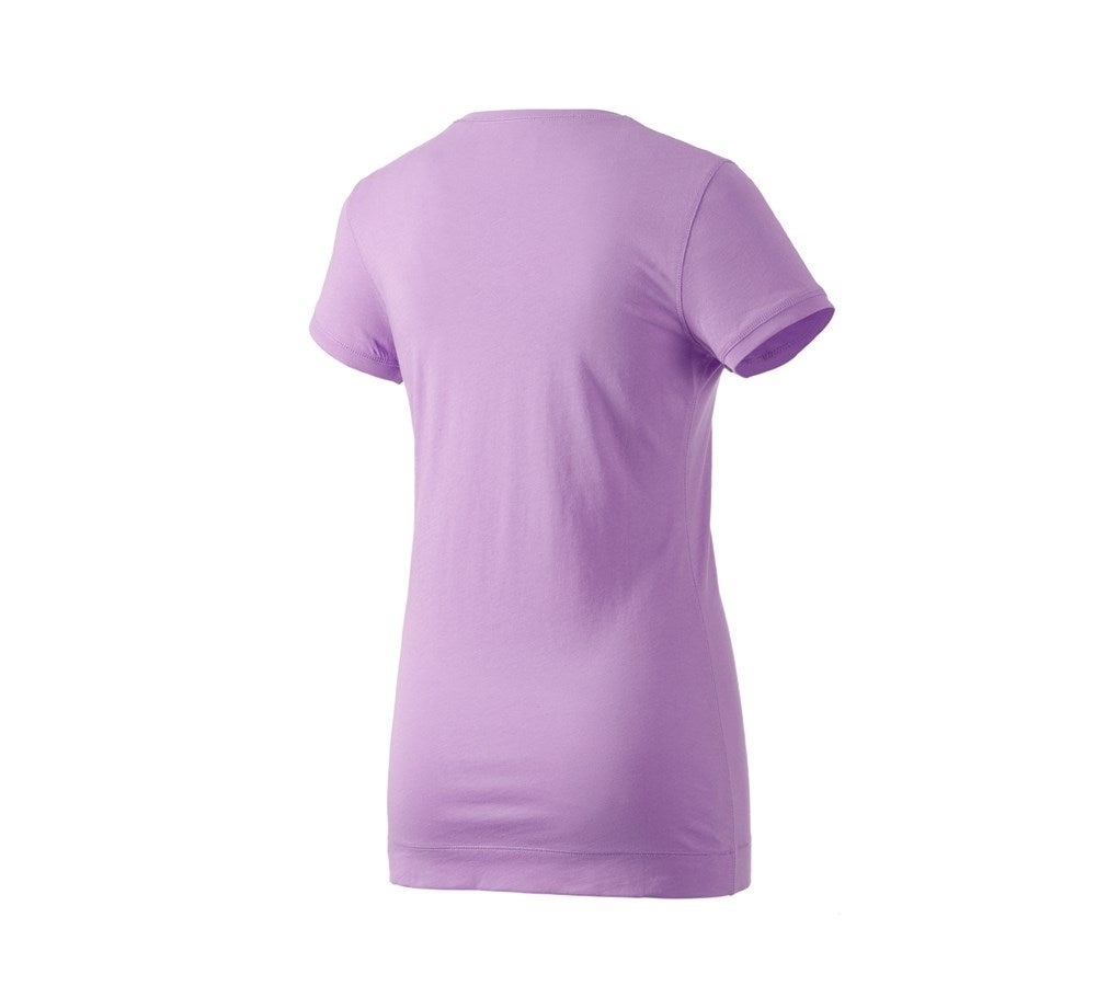 Secondary image e.s. Long shirt cotton, ladies' lavender