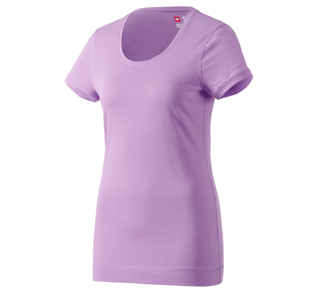 Primary image e.s. Long shirt cotton, ladies' lavender
