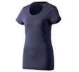 Primary image e.s. Long shirt cotton, ladies' navy