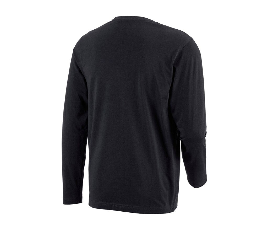 Secondary image e.s. Longsleeve cotton black