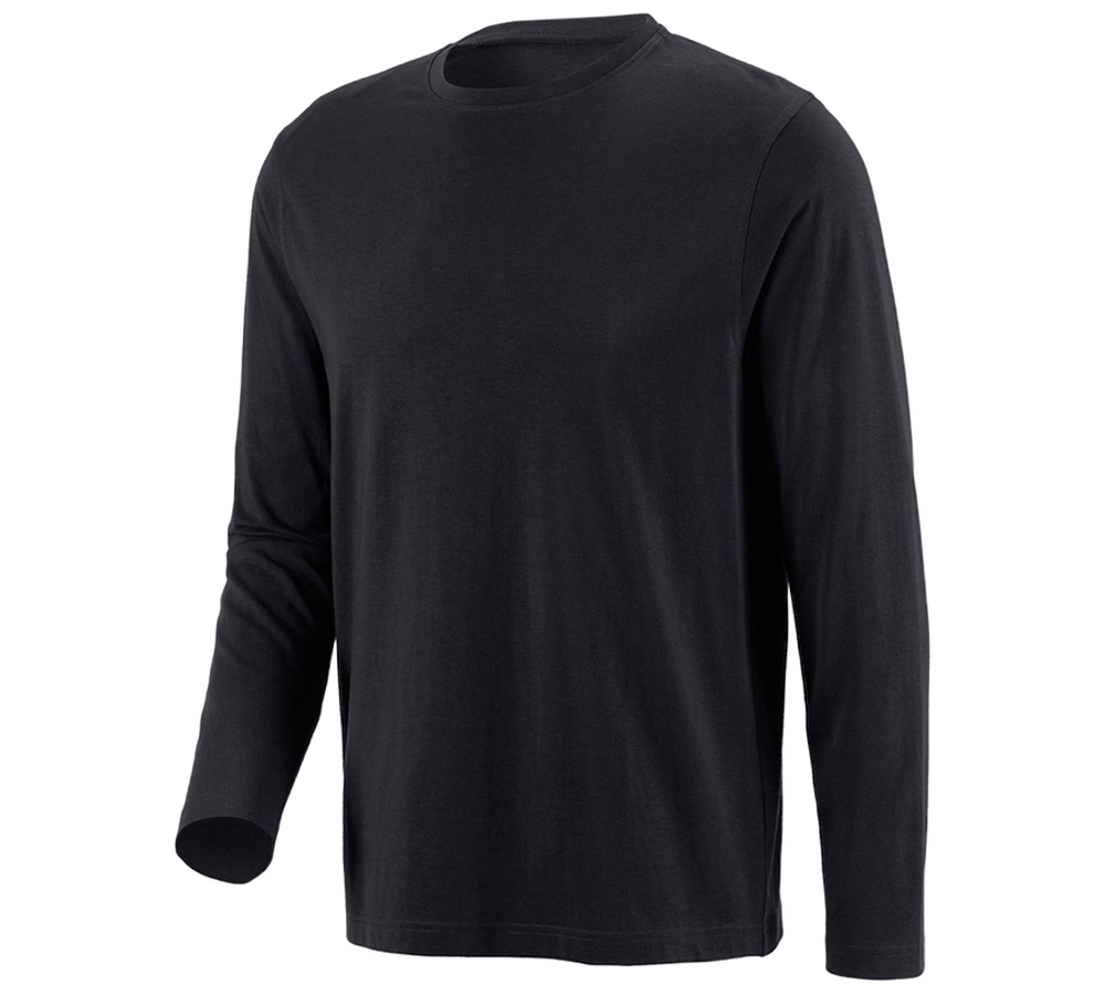 Primary image e.s. Longsleeve cotton black
