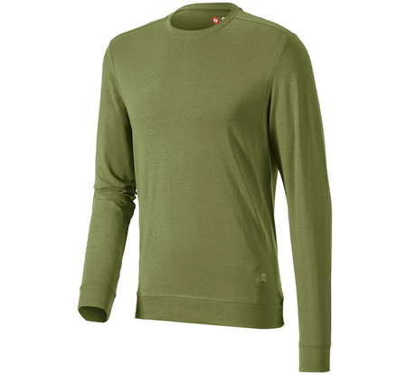 Primary image e.s. Longsleeve cotton stretch forest